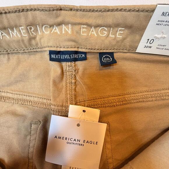 NTW American Eagle Hi Rise Jegging Jeans Size 10 Brown Tan Stretch - Picture 8 of 13